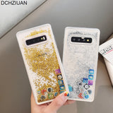 DCHZIUAN Bling Quicksand Liquid Samsung