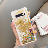 DCHZIUAN Bling Quicksand Liquid Samsung