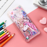 Glitter Liquid Silicone Cases For Samsung