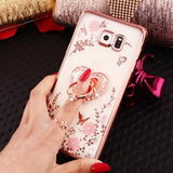 New Luxury Flower Soft TPU Silicone Samsung