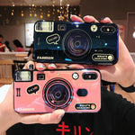 Silicone TPU Camera Pattern Case For Samsung