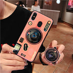 Silicone TPU Camera Pattern Case For Samsung