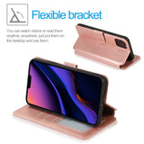 Luxury Wallet Flip Book PU Leather  iPhone