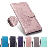 Flip Wallet Leather Case For iPhone