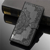 Flip Wallet Leather Case For iPhone