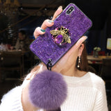 Luxury marble glitter diamond iphone