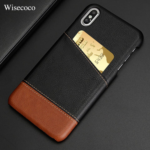 xs max leather credit card Holder  Iphone