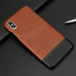 xs max leather credit card Holder  Iphone