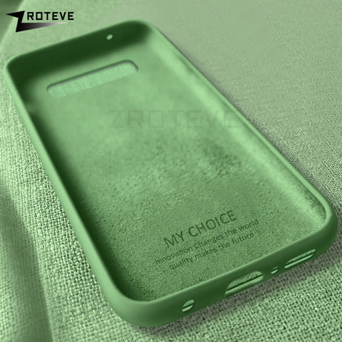 ZROTEVE Liquid Silicone Cover For Samsung