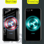 Note10 Luminous Glass Case For Samsung