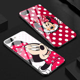 Cartoon Cute luxury Tempered Glass iPhone