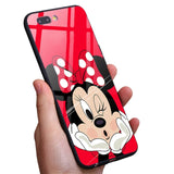 Cartoon Cute luxury Tempered Glass iPhone
