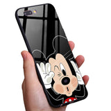 Cartoon Cute luxury Tempered Glass iPhone