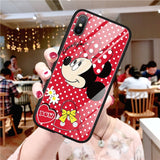 Cartoon Cute luxury Tempered Glass iPhone