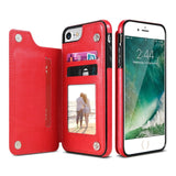 KISSCASE Retro PU Leather Case For iPhone