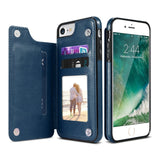 KISSCASE Retro PU Leather Case For iPhone
