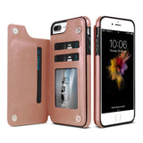 KISSCASE Retro PU Leather Case For iPhone