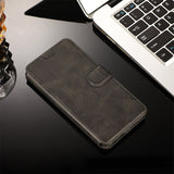 Luxury Leather Wallet Flip Cover For iPhone