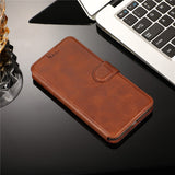 Luxury Leather Wallet Flip Cover For iPhone