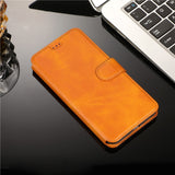 Luxury Leather Wallet Flip Cover For iPhone