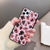 luxury Gold Foil Bling Leopard spot iPhone