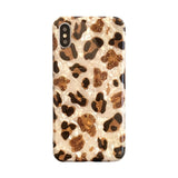 Gold glitter Leopard spot iPhone