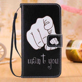 Leather Wallet Phone Case For iPhone