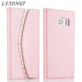 Luxury Wallet Leather Case For Samsung