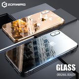 HD Transparent Glass Phone Case for iPhone