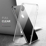 HD Transparent Glass Phone Case for iPhone