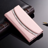 Luxury Wallet Leather Case For iPhone