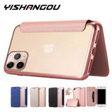 Luxury Wallet Flip Book PU Leather  iPhone