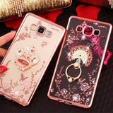 New Luxury Flower Soft TPU Silicone Samsung