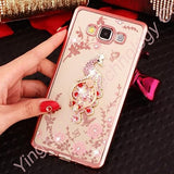 New Luxury Flower Soft TPU Silicone Samsung