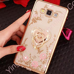 New Luxury Flower Soft TPU Silicone Samsung