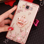 New Luxury Flower Soft TPU Silicone Samsung