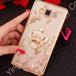 New Luxury Flower Soft TPU Silicone Samsung