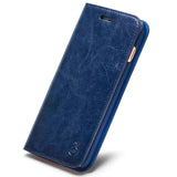 Musubo Genuine Leather Flip Case For iPhone