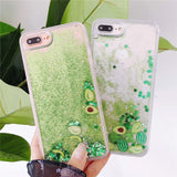 Bling Glitter watermelon Avocado Phone Case
