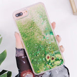 Bling Glitter watermelon Avocado Phone Case