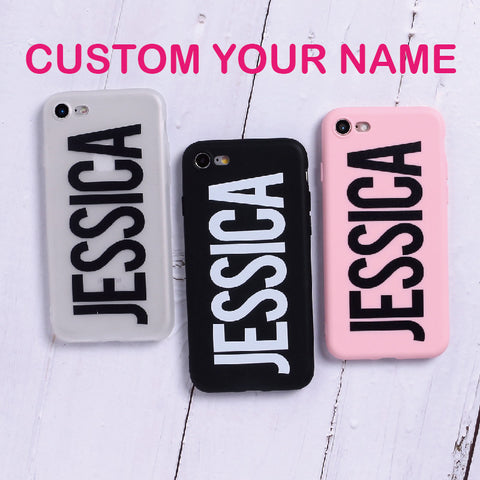 Personalized Custom Name Text iPhone