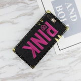 Luxury Brand Victoria PINK Case For Iphone