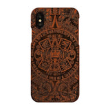 Carved Tiger Dragon Luxury Wood iPhone