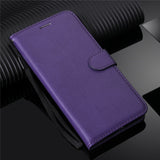 Luxury Business Flip PU Leather Wallet  SAMSUNG