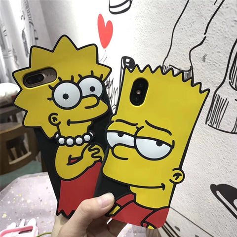Bart Simpsons Lisa Cartoon iphone