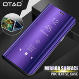 OTAO Smart Mirror Flip Phone Case For Samsung