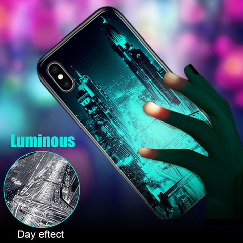 Luxury Starry Tempered Glass iPhone