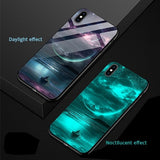 Luxury Starry Tempered Glass iPhone