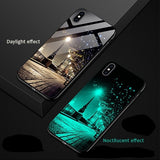 Luxury Starry Tempered Glass iPhone