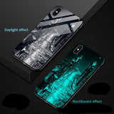 Luxury Starry Tempered Glass iPhone